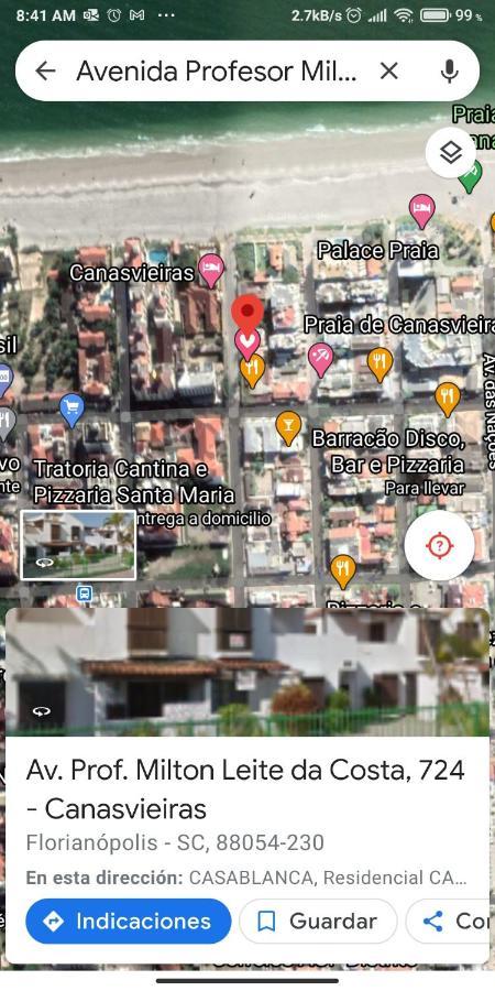 Apartamento Inteiro Dois Quartos Melhor Localizacao Pes Na Areia Florianopolis Exterior photo
